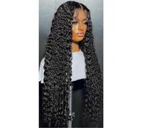 Parrucche Piene Di Capelli Ricci Con Pizzo A Onde Profonde Per Le Donne 200 Density 4x4#22inch