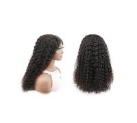 Parrucche realistiche Parrucca senza colla Water Wave 180% Densità Parrucche for capelli umani ricci pre-pizzicate for donne Acconciatura femminile(26inches)