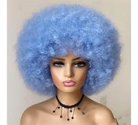 Parrucche Ricci Afro Crespi Capelli Corti Con Frangia Per Donne Nere Cosplay Africana Sintetica Ombre Glueless