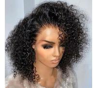 Parrucche ricci Parrucche Bob Parrucche anteriori in pizzo riccio Parrucche per capelli umani Parrucca per capelli Bob al 100% Parrucca corta per capelli umani Parrucca per capelli umani con chiusura