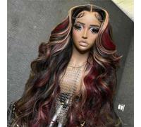 Parrucche sintetiche anteriori in pizzo per le donne pre pizzicate con parrucche anteriori in pizzo bionde per capelli del bambino 180%