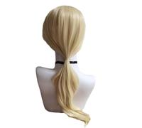 Parrucche sintetiche color oro vibrante per vestire parrucche sintetiche facili da spazzolare e lavare per rappresentazioni dei personaggi