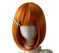 Parrucche sintetiche corte dritte tagliate a spalla costruzione leggera fascia elastica regolabile aspetto naturale per le donne parrucche sintetiche che sfidano il calore per le donne attive