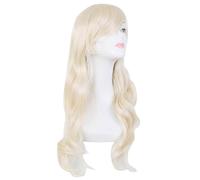 Parrucche sintetiche Cosplay Costume Wig, Parrucca sintetica resistente al calore, lunga e ondulata, blu, for donne, costume, carnevale, maschera, Halloween, festa, salone(Blonde)