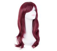 Parrucche sintetiche Cosplay Costume Wig, Parrucca sintetica resistente al calore, lunga e ondulata, blu, for donne, costume, carnevale, maschera, Halloween, festa, salone(Bug)