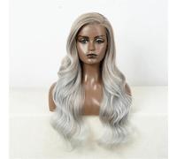 Parrucche Sintetiche In Pizzo Frontale Per Donne Ombre Brown Parrucca Cosplay Rosa Rossa