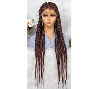 Parrucche Sintetiche Intrecciate In Pizzo Pieno Per Le Donne Parrucche Frontali In Pizzo Parrucche Intrecciate Per Capelli Per Bambini 1B99J 36inch