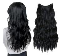 Parrucche Sintetiche Lunghe E Bionde Per Donne, Extension Per Capelli Ondulati Invisibili All'acqua, Halo