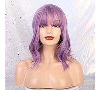Parrucche sintetiche lunghe GJBXP con frangia Parrucche miste bionde marrone onda naturale per donne bianche Parrucche Cosplay Parrucche resistenti al calore Lc210-5