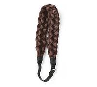 Parrucche sintetiche parrucca twist bande per capelli di moda da sposa trecce per capelli donna donna boemia treccia elastica fascia elastica parrucca