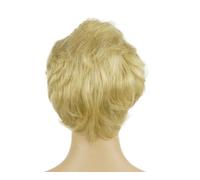 Parrucche Sintetiche Per Capelli Umani Corti E Soffici Da Donna Con Frangia Parrucca Da Lavoro Quotidiana A Onde Naturali