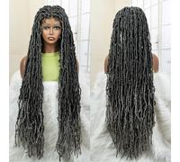 Parrucche Sintetiche Piene Di Dreadlock Del Merletto Lungo 36 Pollici Per Le Parrucche Intrecciate Senza Nodi Nere Delle Donne Afro Nere