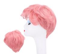 Parrucche Toupee da Uomo Texture Morbida, Elegante e Confortevole - Ideale con Parrucche da Uomo Morbide, Capelli Sintetici, per Feste, Cosplay di Natale o Vita Quotidiana