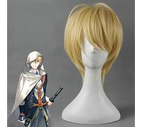 Parrucche Yamanbagirikunihiro Per Capelli Sintetici Corti Dorati Chiari Per Uomo Halloween Party Cosplay Costume Parrucche Kuzz3528