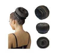 Parrucchiere Chignon con capelli sintetici, ciambella, intrecciato, scrunchie, clip in extension for capelli da donna Uso quotidiano