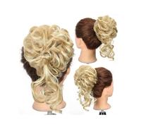 Parrucchiere Chignon in capelli sintetici, extension for capelli ricci e soffici, con coda di cavallo e elastico. Uso quotidiano(16H613)
