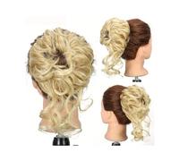 Parrucchiere Chignon in capelli sintetici, extension for capelli ricci e soffici, con coda di cavallo e elastico. Uso quotidiano(22H613)