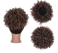 Parrucchiere Chignon riccio e soffice, spettinato, spettinato, elastico, coulisse, coda di cavallo, scrunchies for capelli sintetici Uso quotidiano(5)