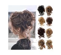 Parrucchiere Chignon riccio spettinato, elastico for capelli, chignon spettinato, extension for capelli Uso quotidiano(1B#)