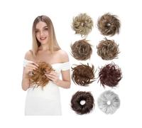 Parrucchiere Chignon sintetico spettinato, riccio, elastico, spesso, for donne e ragazze Uso quotidiano(30T4)