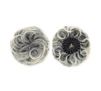 Parrucchiere Chignon spettinato, chignon sintetico soffice, a forma di nido d'uccello, retrattile, con extension for capelli ricci e ondulati. Uso quotidiano(2M171M613)