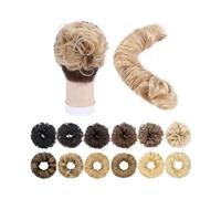 Parrucchiere Chignon spettinato e spettinato con ciambella, chignon for donne e ragazze, chignon spettinato con chignon spettinato ..., chignon spettinato, chignon spettinato, Uso quotidiano(#27)