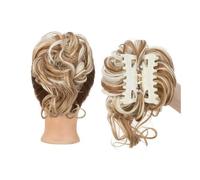 Parrucchiere Chignon spettinato, fermaglio for capelli ricci e ondulati, chignon sintetico, acconciatura spettinata con viticci Uso quotidiano(12H613)