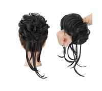 Parrucchiere Chignon spettinato, sintetico, lungo, spettinato, con extension, elastico, ondulato, coda di cavallo Uso quotidiano(27T613)