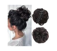 Parrucchiere Extension for capelli da donna con chignon spettinato e riccio, con clip sintetiche. Uso quotidiano(4)