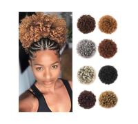 Parrucchiere Extension for capelli ricci afro corti e crespi, con coulisse e coulisse Uso quotidiano(1B-27)
