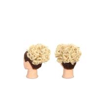 Parrucchiere Extension for chignon corto e riccio, facili da allungare, con fermagli e pettini for capelli. Uso quotidiano(M22-613)