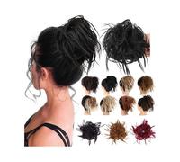 Parrucchiere Extension for chignon in capelli sintetici, scrunchies for capelli sintetici ricci e spettinati, posticci for capelli Uso quotidiano(101)