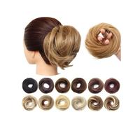 Parrucchiere Extension for chignon sintetico, ciambella, elastico, corto e dritto, coda di cavallo Uso quotidiano(Q7-22H613)