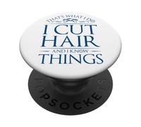 Parrucchiere parrucchiere parrucchiere taglio capelli sapere cose PopSockets PopGrip Adesivo