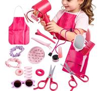 Parrucchiere per bambini, interattivi, set da parrucchiere con costume da , per ragazze, casa, viaggi, diario, prescolare, aula, sala giochi,