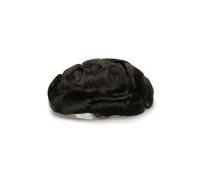 Parrucchino da uomo 0.06-0.08mm Nodi Parrucchino Uomini Protesi Capillare Parrucca for Gli Uomini InvisibleThin Pelle di Sostituzione Dei Capelli Degli Uomini Sistema di Capelli Toupee Parrucche