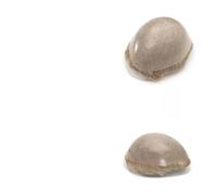 Parrucchino da uomo Parrucca for capelli umani con nodi durevoli a densità del 130% for uomo Parrucca for capelli maschili da 0,1-0,12 mm Sistema capillare for protesi capillare Parrucche(Darkest Brow