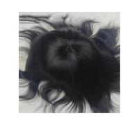 Parrucchino da uomo Parrucca for capelli umani in pizzo mono dritto da uomo Parrucca da uomo in pizzo mono durevole pezzo for capelli protesi capillare colore Parrucche(6x9)