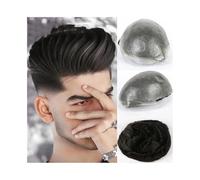 Parrucchino da uomo Parrucchino trasparente for capelli umani da uomo pezzi di capelli in pelle completamente sottile parrucca indiana for capelli da uomo sistema di capelli for parrucca maschile Parr
