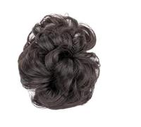 Parrucchino soffice chignon, chignon disordinato con clip ad artiglio | Lo stile soffice dello chignon offre un aspetto pieno ed elegante(Color2)
