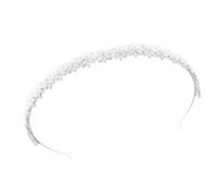 Parrucchino tono argento, gioielli per capelli formali | Bellissimo ornamento per capelli in pietra preziosa a cinque punte con telaio in lega rame resistente