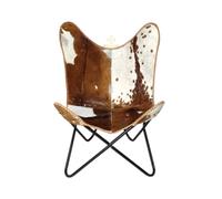 Parrys LEATHER WORLD Poltrona Lounge, In Pelle Cowhide Fatta A Mano, Art Deco