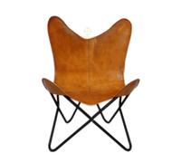 PARRYS LEATHER WORLD Poltrona Relax In Pelle Marrone, Art Deco, 1 Posto