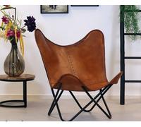 PARRYS LEATHER WORLD Sedia A Farfalla Retro In Pelle Di Bufalo Letto