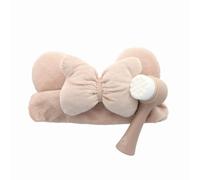 PARSA Beauty Disney Minnie Mouse Duo - Fascia per capelli e spazzola 2 in 1 per la pulizia del viso, pulizia delicata, spazzola in silicone per trucco e massaggio della pelle, accessorio di bellezza