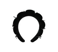 PARSA Beauty HAIR HERO COZYSTYLES - Cerchietto bolla con fiocco, nero, alla moda e confortevole per tutti i giorni e lo styling, 1 pezzo