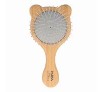 PARSA Beauty Nature Kids Wet&Dry Spazzola districare i capelli con Koalaprint - Spazzola districante per bambini in bambù certificato FSC® per capelli asciutti e bagnati