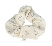 PARSA Beauty Scrunchie ispirato a Disney Mickey Mouse, elastici per capelli con stampa minimalista, morbido tessuto, nero/bianco, per donna e bambino