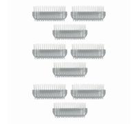 PARSA Beauty Set di 9 pennelli per unghie, colore grigio