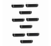 PARSA Beauty Set di 9 pennelli per unghie, colore nero